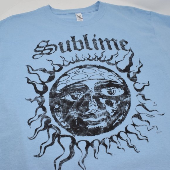 Sublime Logo Band T Shirt Men Medium Festival New - Picture 6 of 12